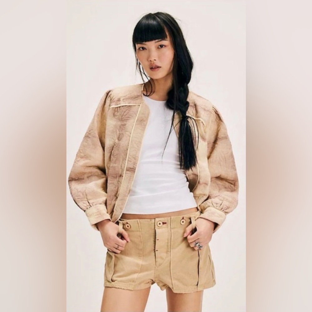 Free People X Llani Tie-Dye Bomber Jacket NWT